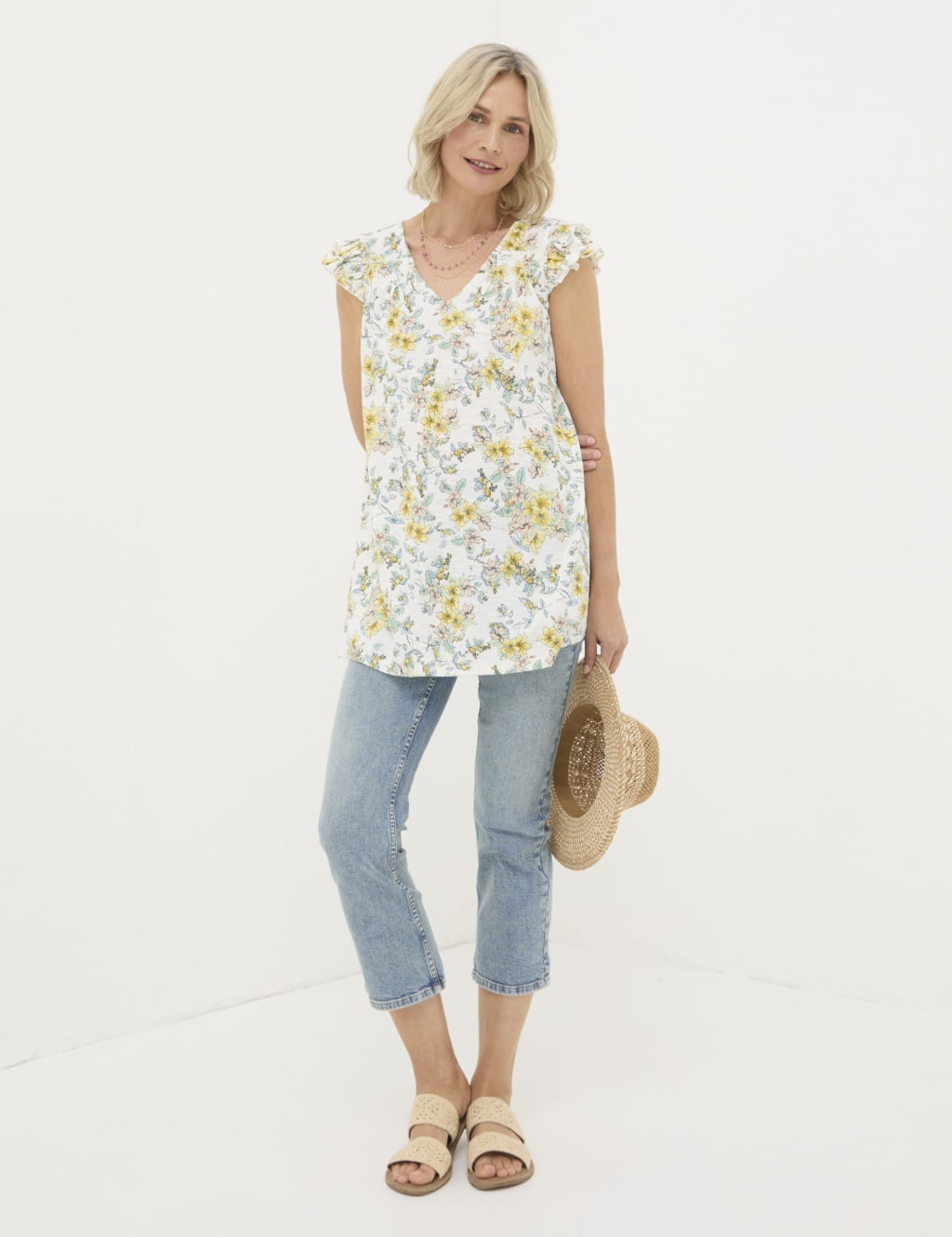 Floral Ruffle Tunic 3 of 6
