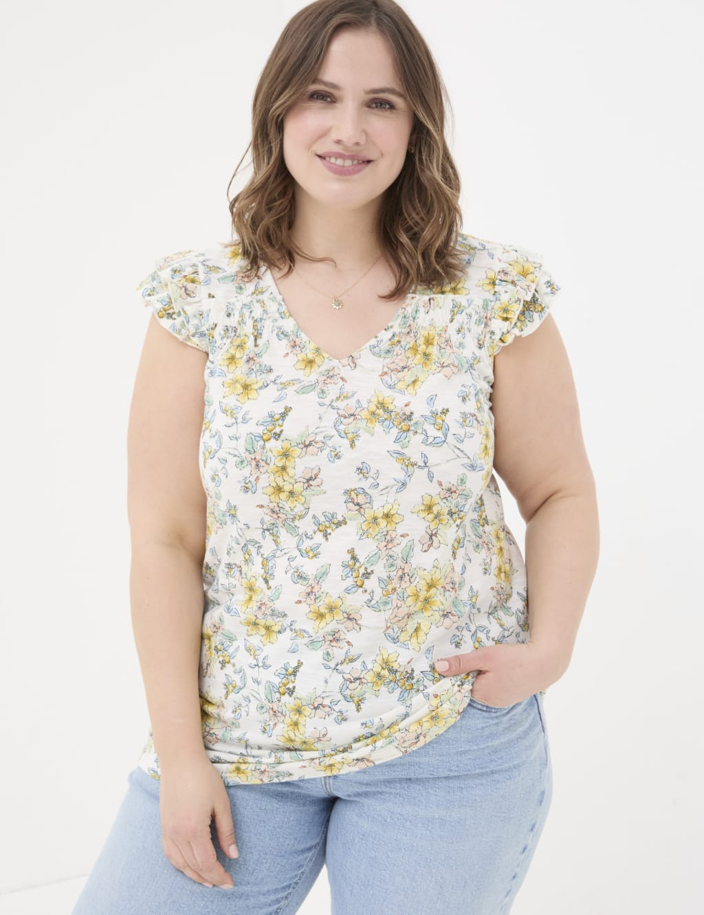 Floral Ruffle Tunic 6 of 6