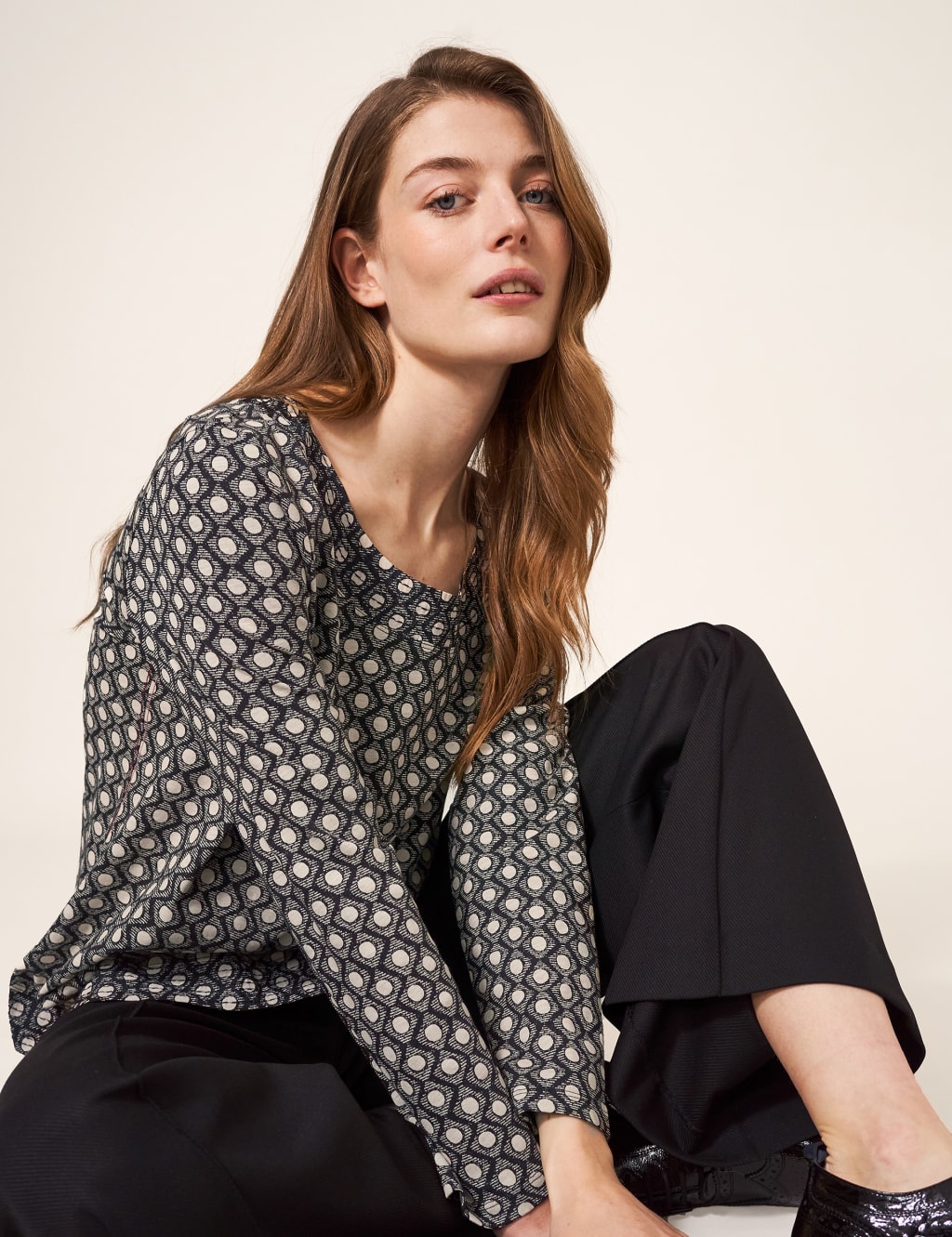 Pure Cotton Geometric T-Shirt 4 of 6