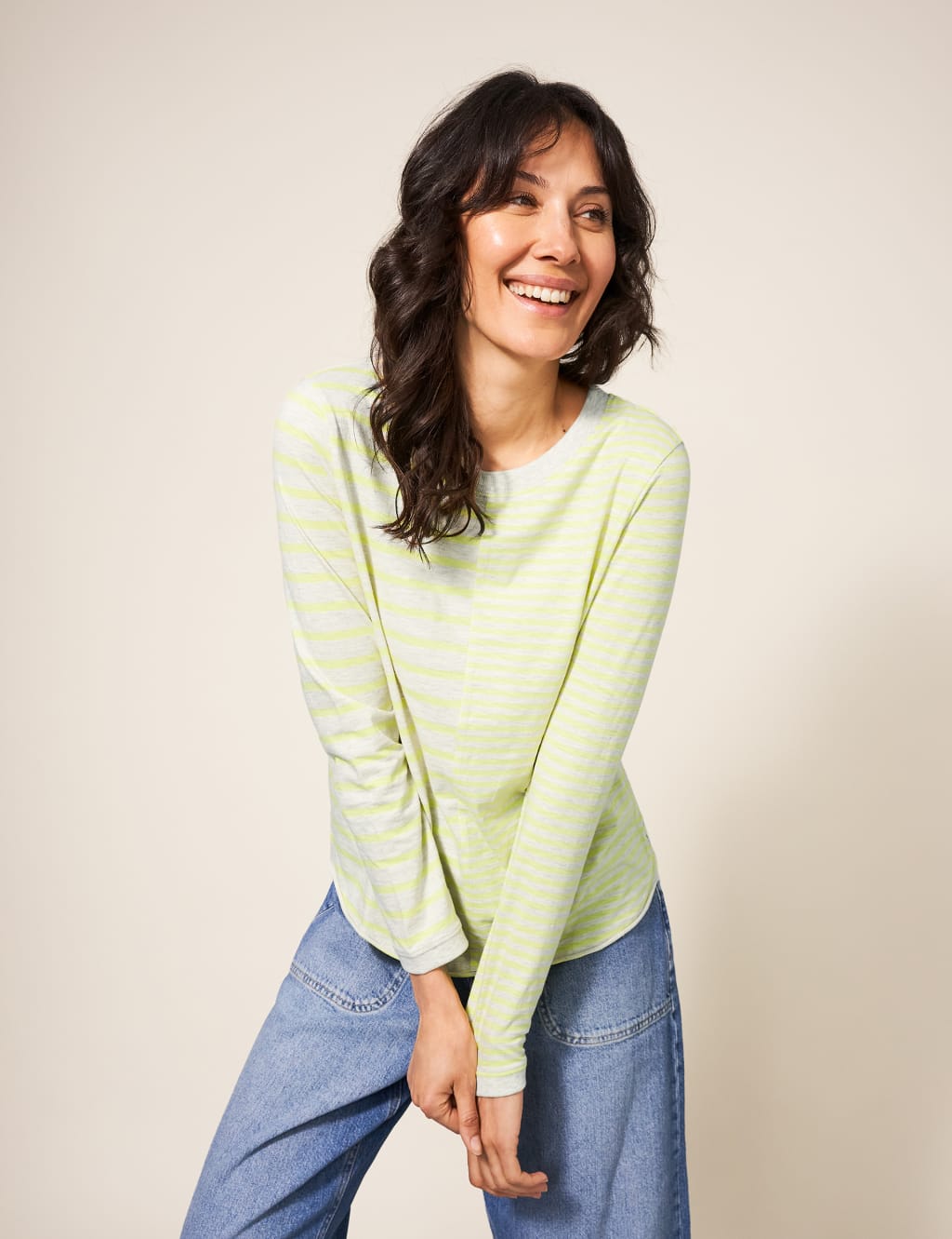 Pure Cotton Striped T-Shirt 1 of 5