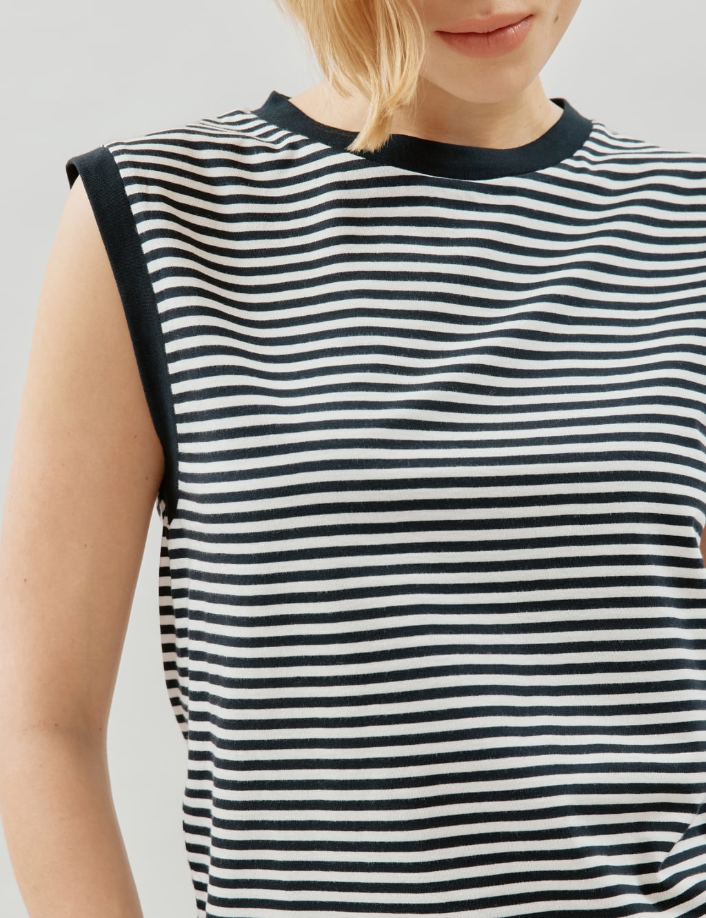 Pure Cotton Striped Vest 4 of 4