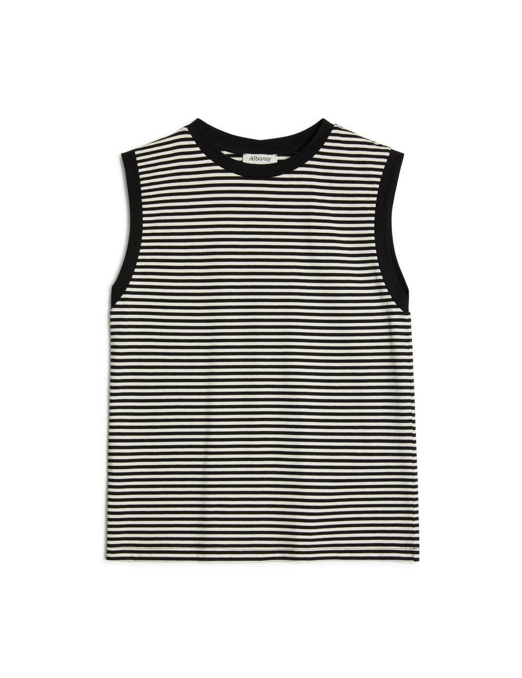 Pure Cotton Striped Vest 2 of 4