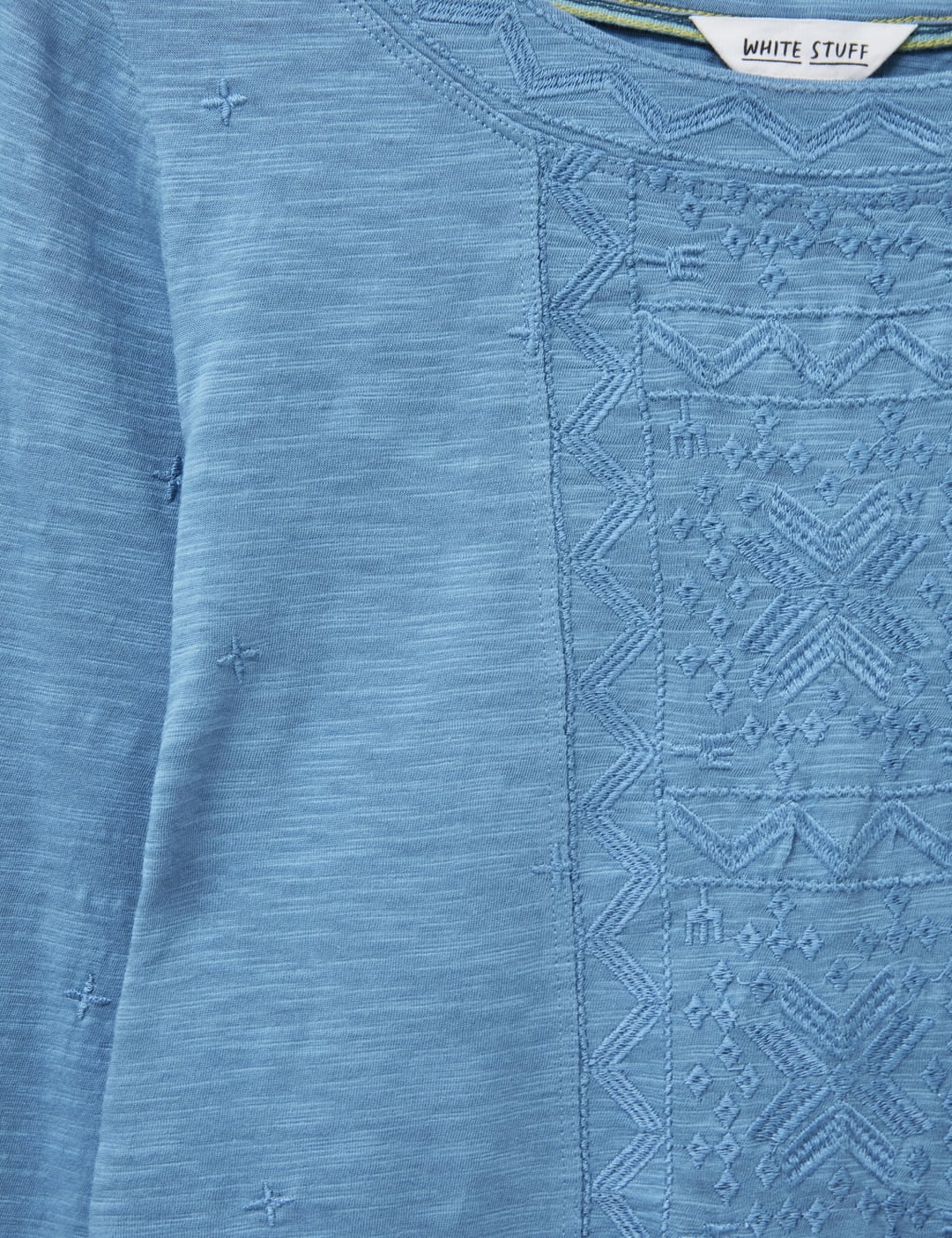 Pure Cotton Embroidered Top 6 of 6