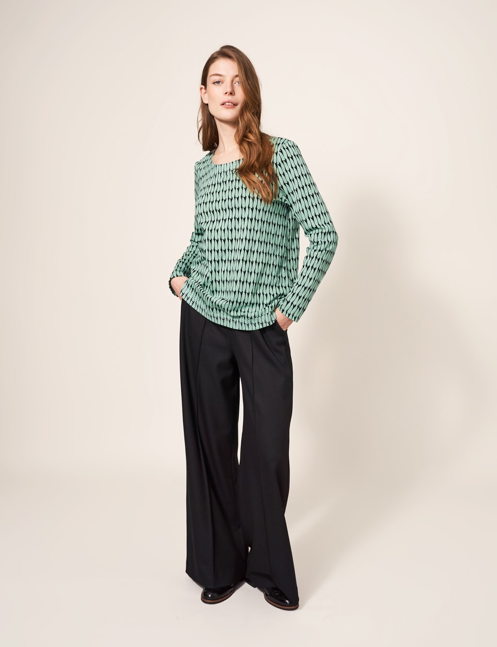 Pure Cotton Printed Relaxed T-Shirt 3 of 6