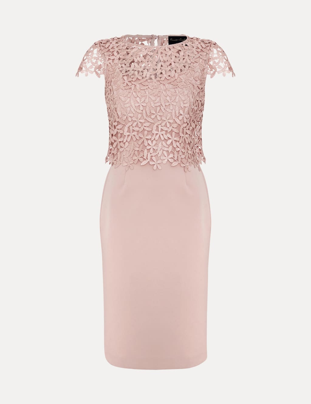 Lace Midi Column Dress 2 of 8