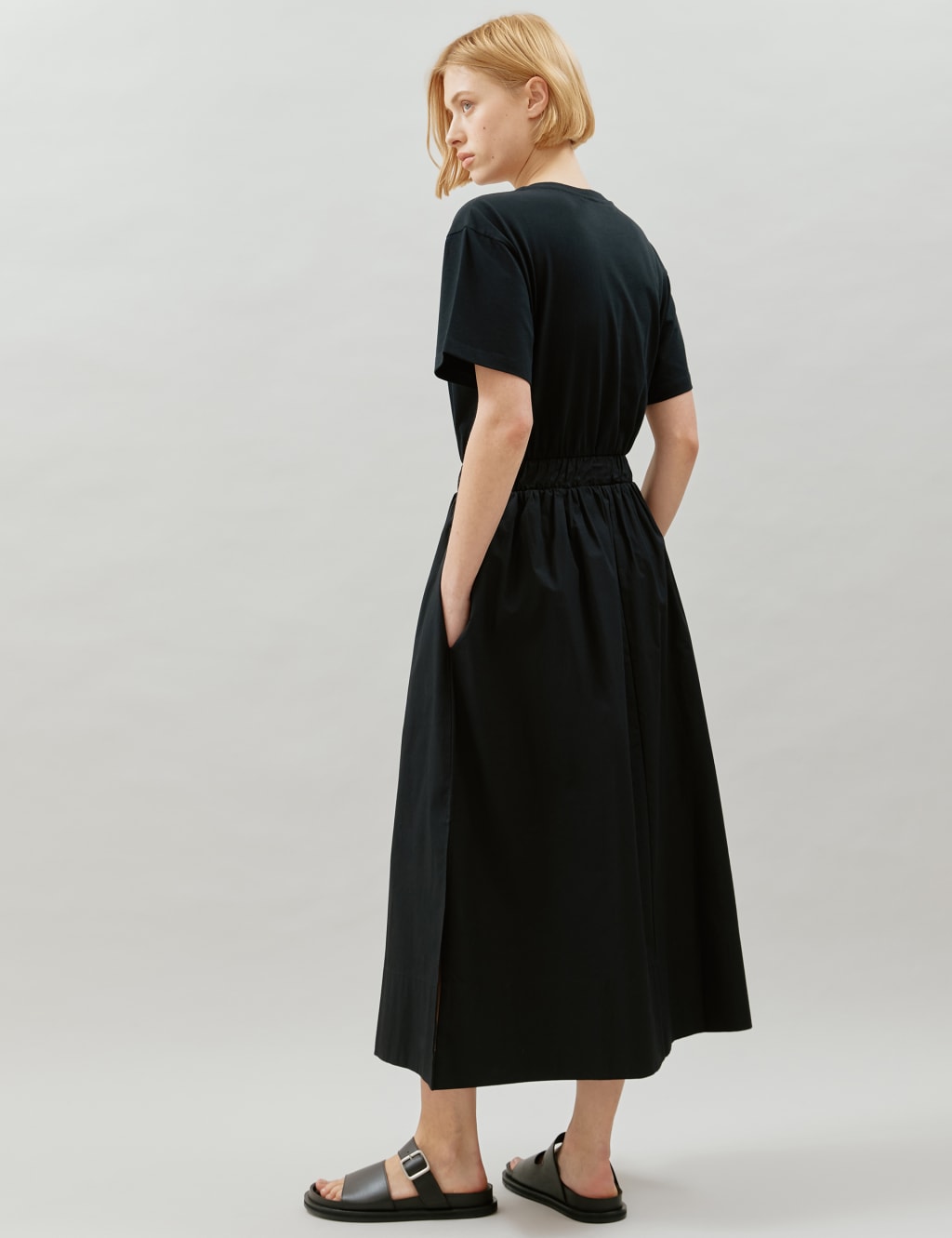 Pure Cotton Midi T-Shirt Dress 3 of 6