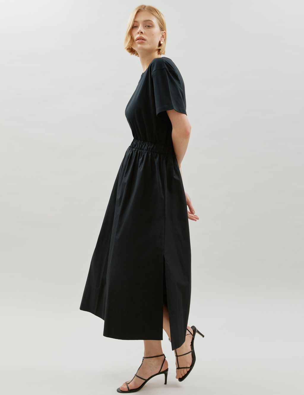 Pure Cotton Midi T-Shirt Dress 4 of 6