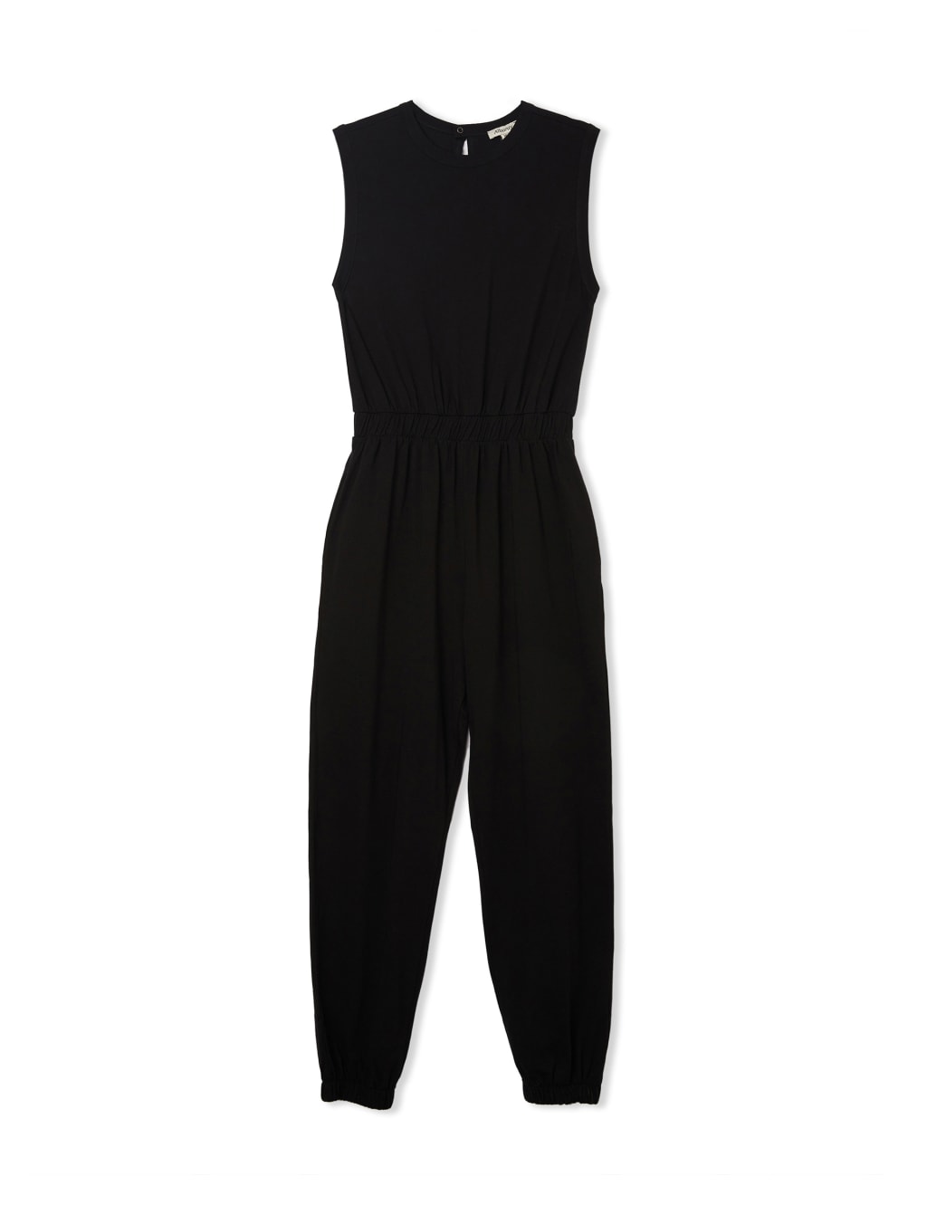 Pure Cotton Sleeveless Waisted Jumpsuit 2 of 5
