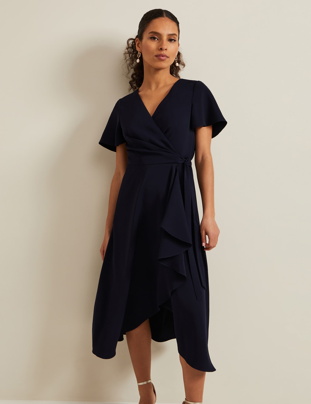 Midi Wrap Dress 3 of 6