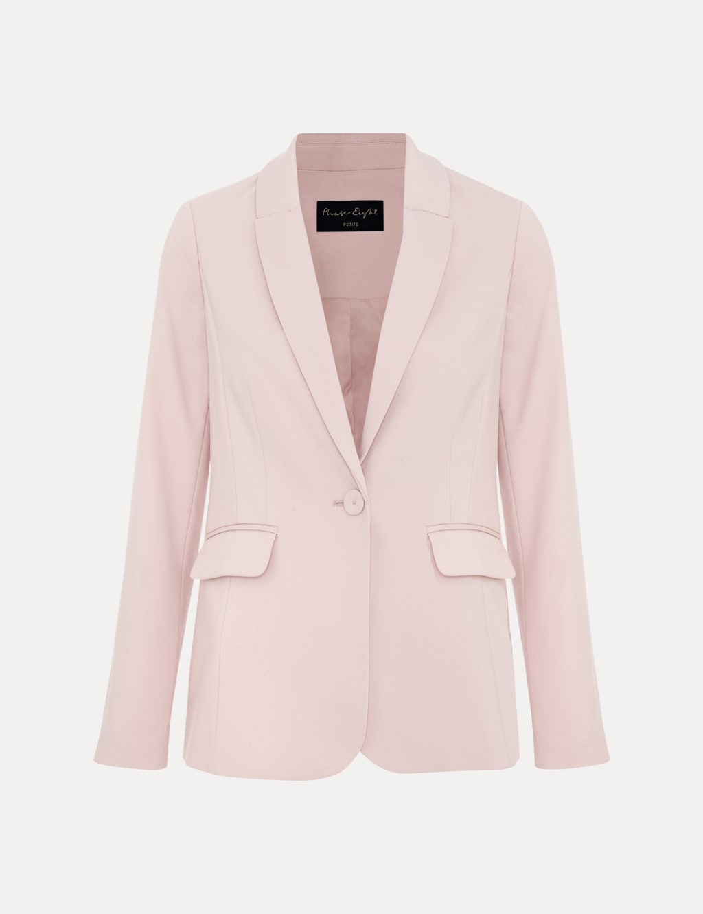 Cotton Blend Single Breasted Blazer 2 of 6