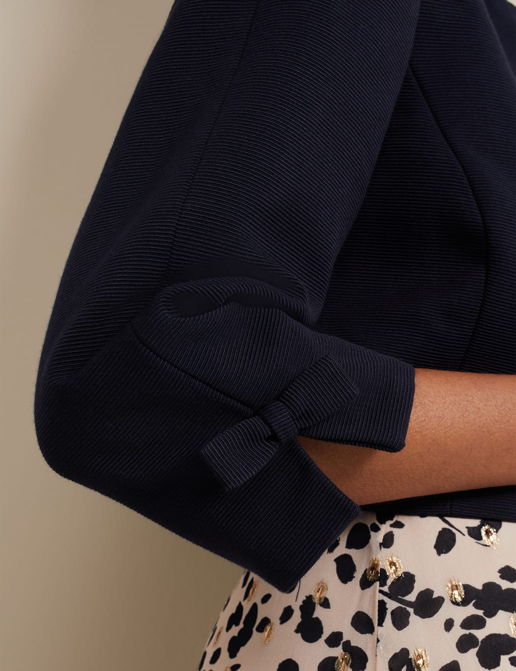 Cotton Rich Textured Short Jacket 6 of 6