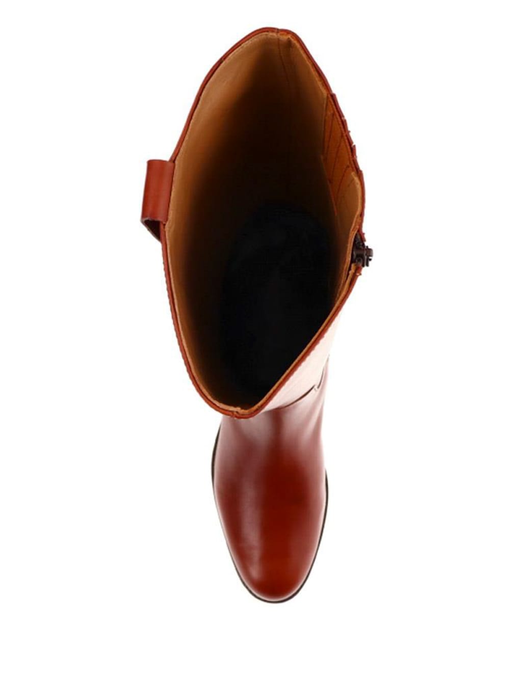 Leather Buckle Flat Knee High Boots 5 of 5
