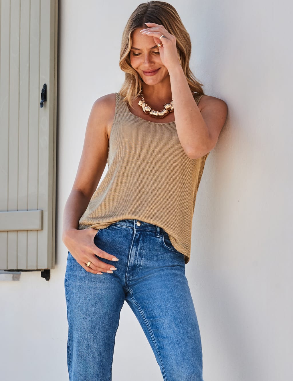 Mid Rise Turn Up Jeans 4 of 6