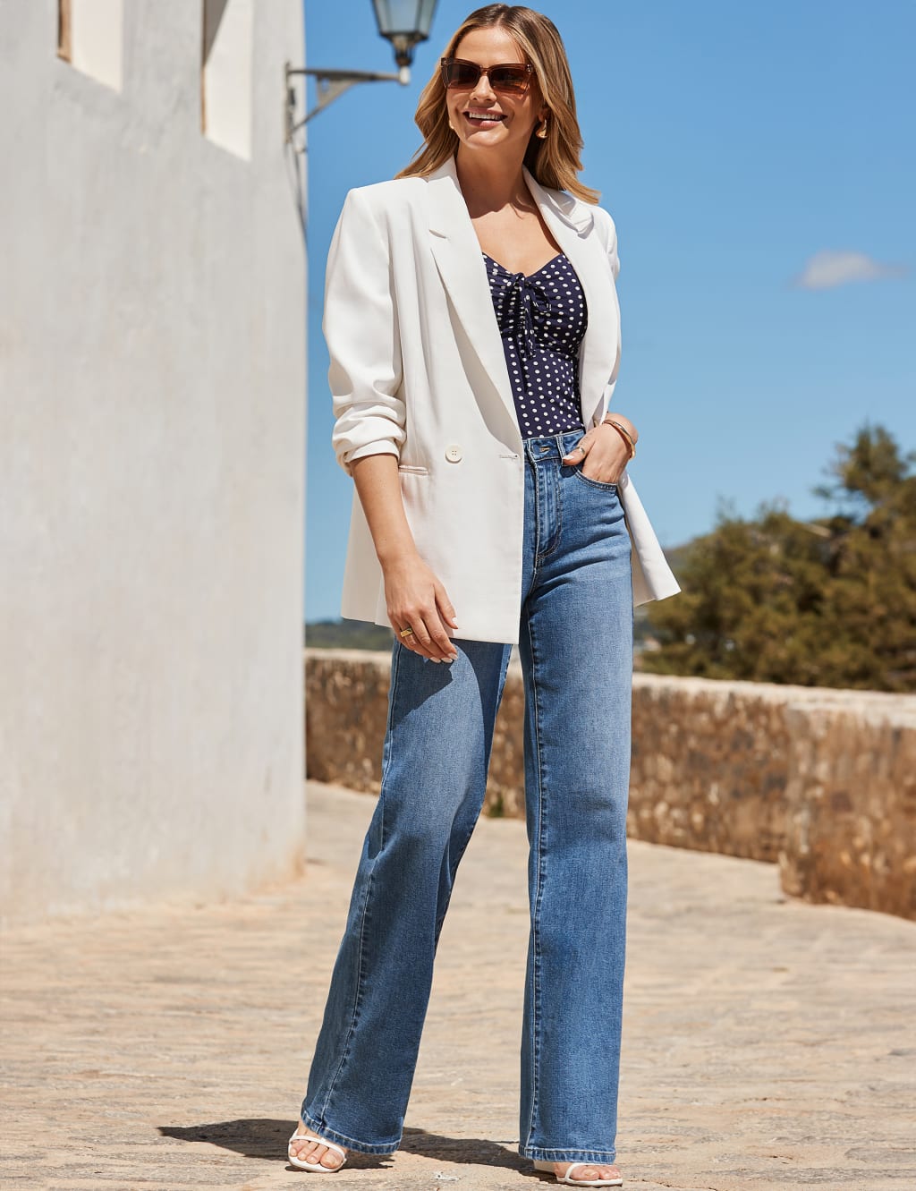 Mid Rise Wide Leg Jeans 6 of 6