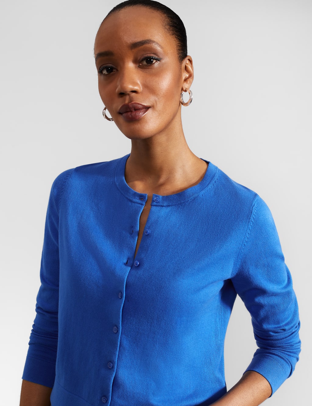 Ladies blue cardigan 2025