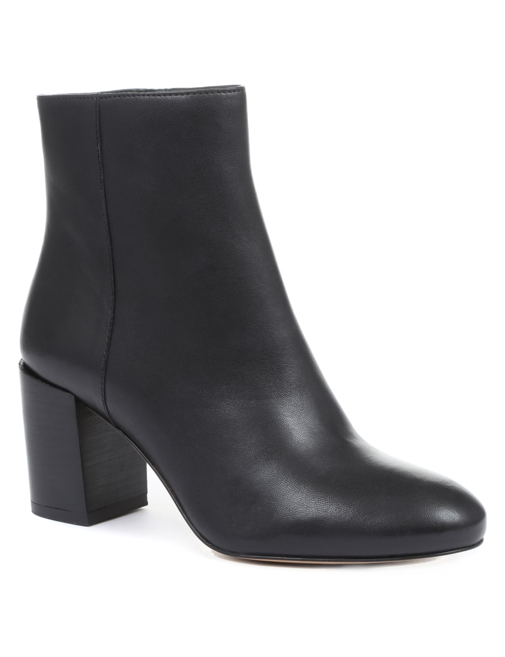 Leather Block Heel Ankle Boots Jones Bootmaker M S