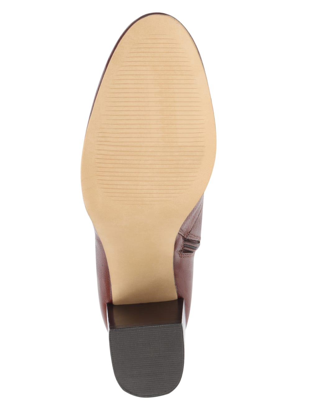 Leather Lace-Up Block Heel Ankle Boots 6 of 6