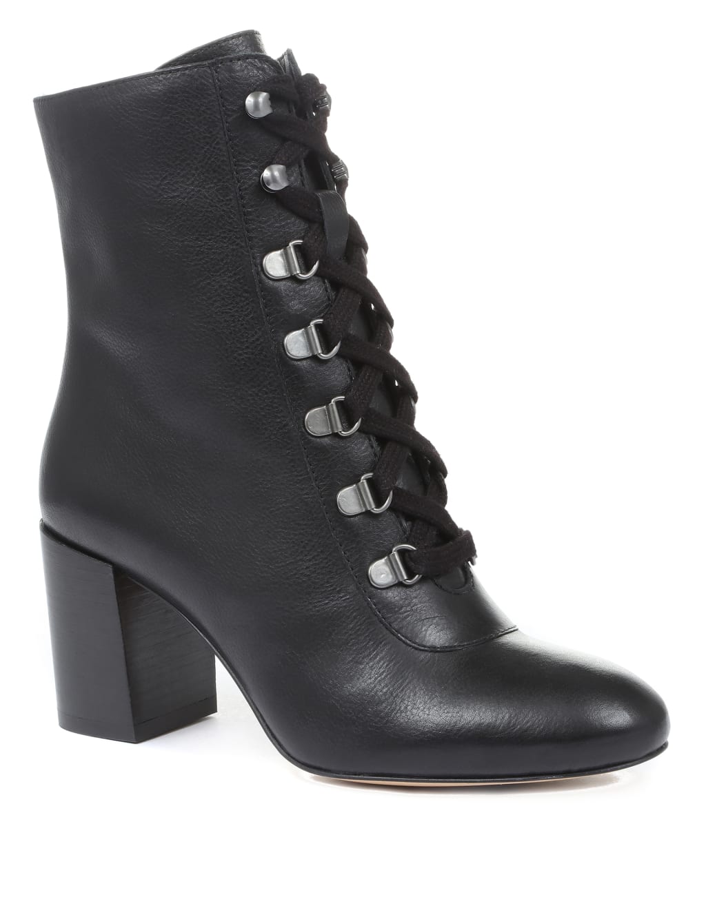 Women's lace up block heel boots cheap