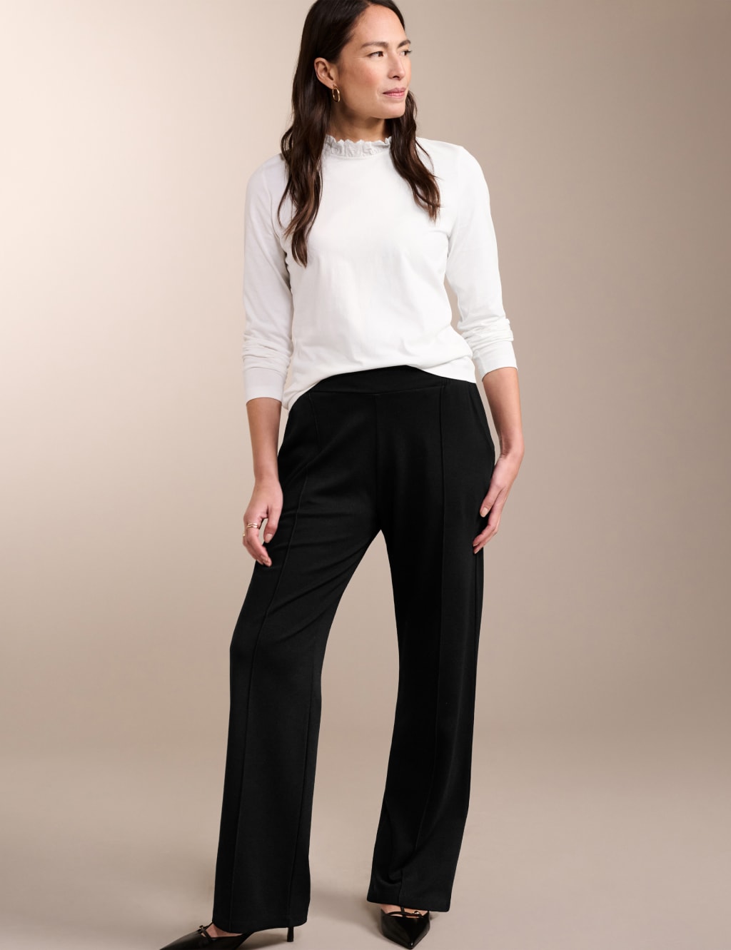 Pure Cotton Frill Neck Top | BAUKJEN | M&S