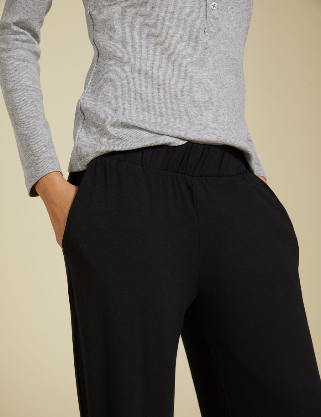 Elasticated Waist Wide Leg Trousers 5 of 6