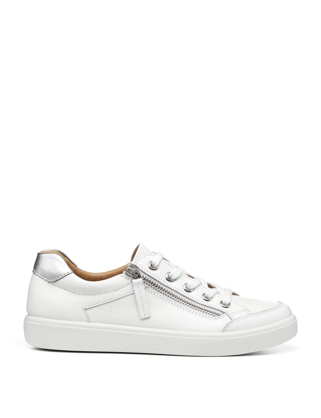 Chase Extra Wide Fit Leather Trainers Hotter M S