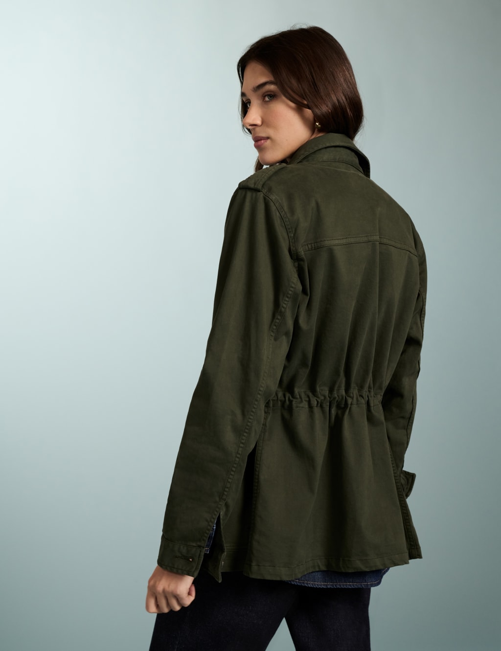 Misses utility jacket top