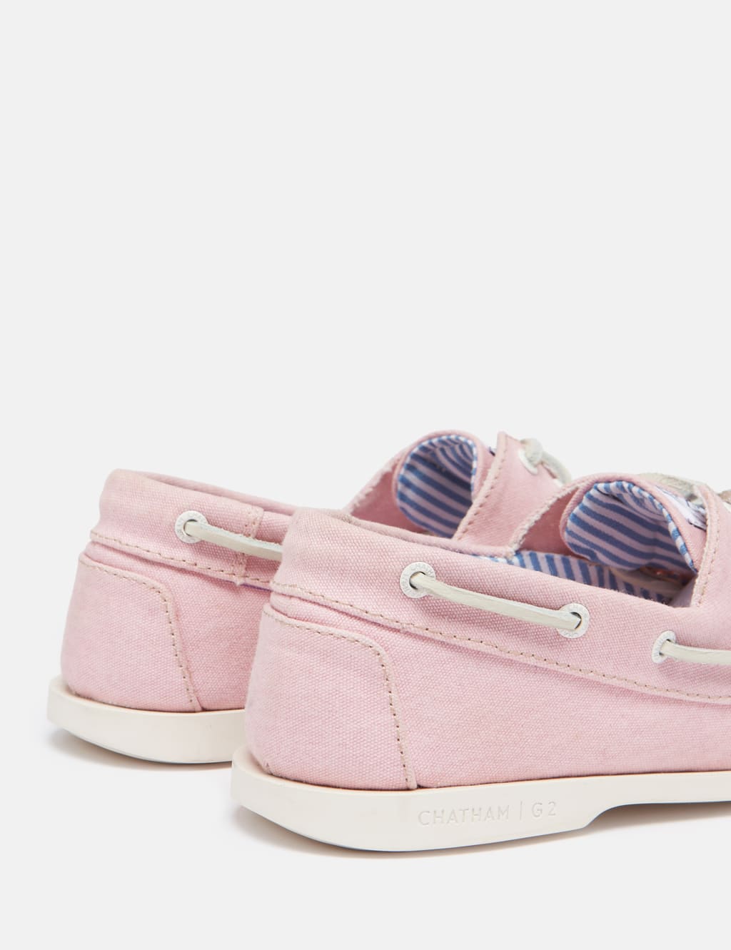 Canvas Lace Up Flat Boat Shoes 3 of 11