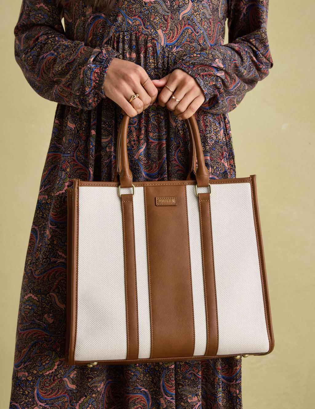 Canvas Top Handle Tote Bag 2 of 3
