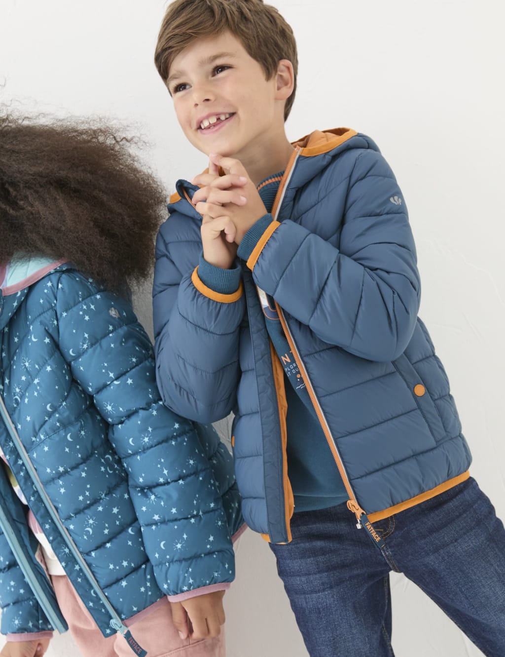 Hooded Padded Puffer Jacket 3 13 Yrs FatFace M S