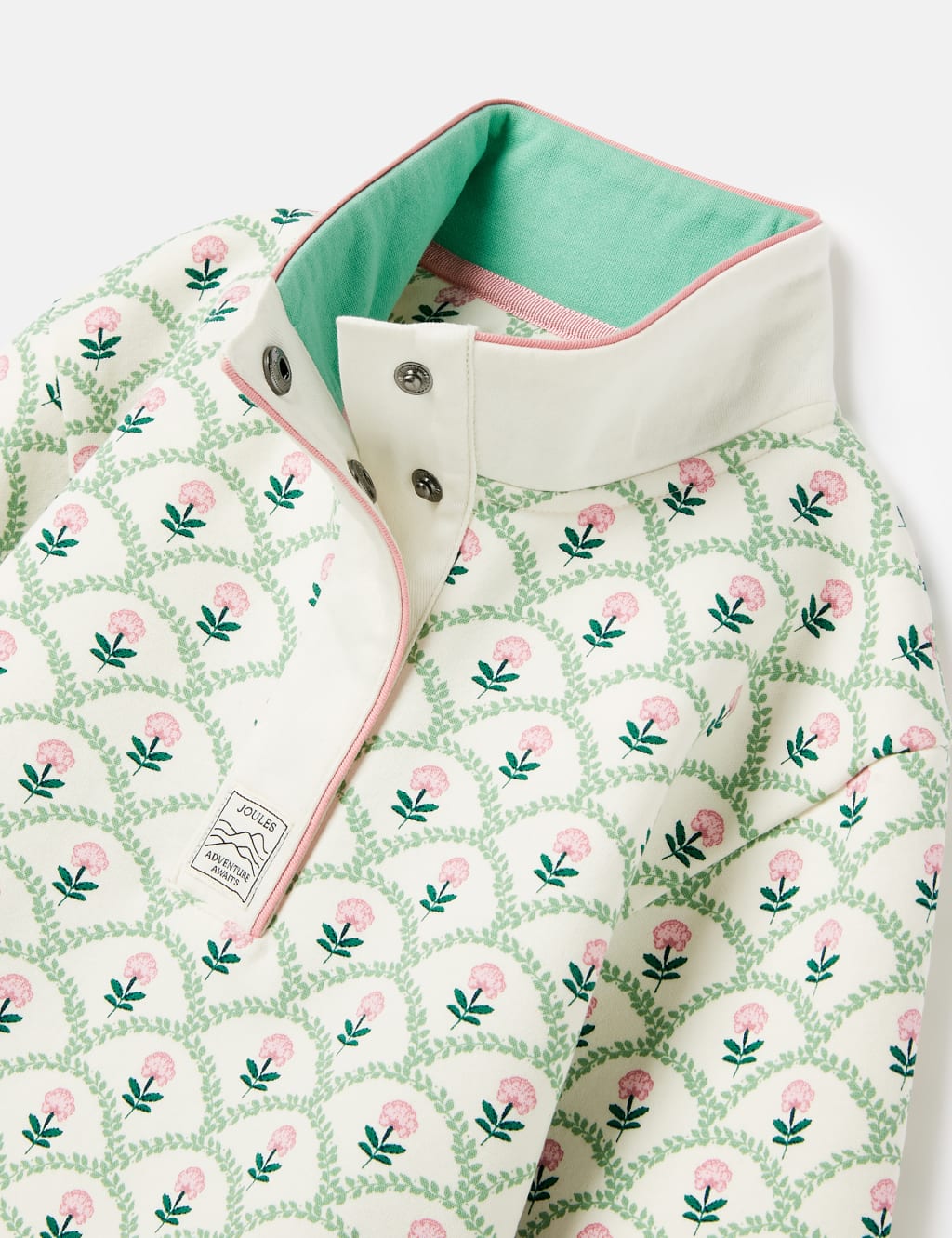 Joules floral sweatshirt clearance