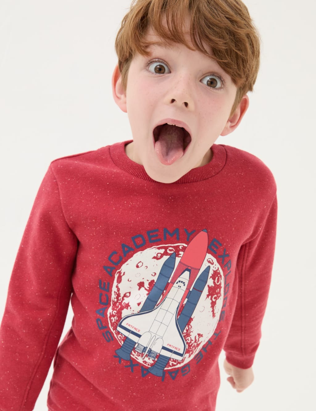 Cotton Rich Spaceship Sweatshirt (3-13 Yrs) 4 of 5