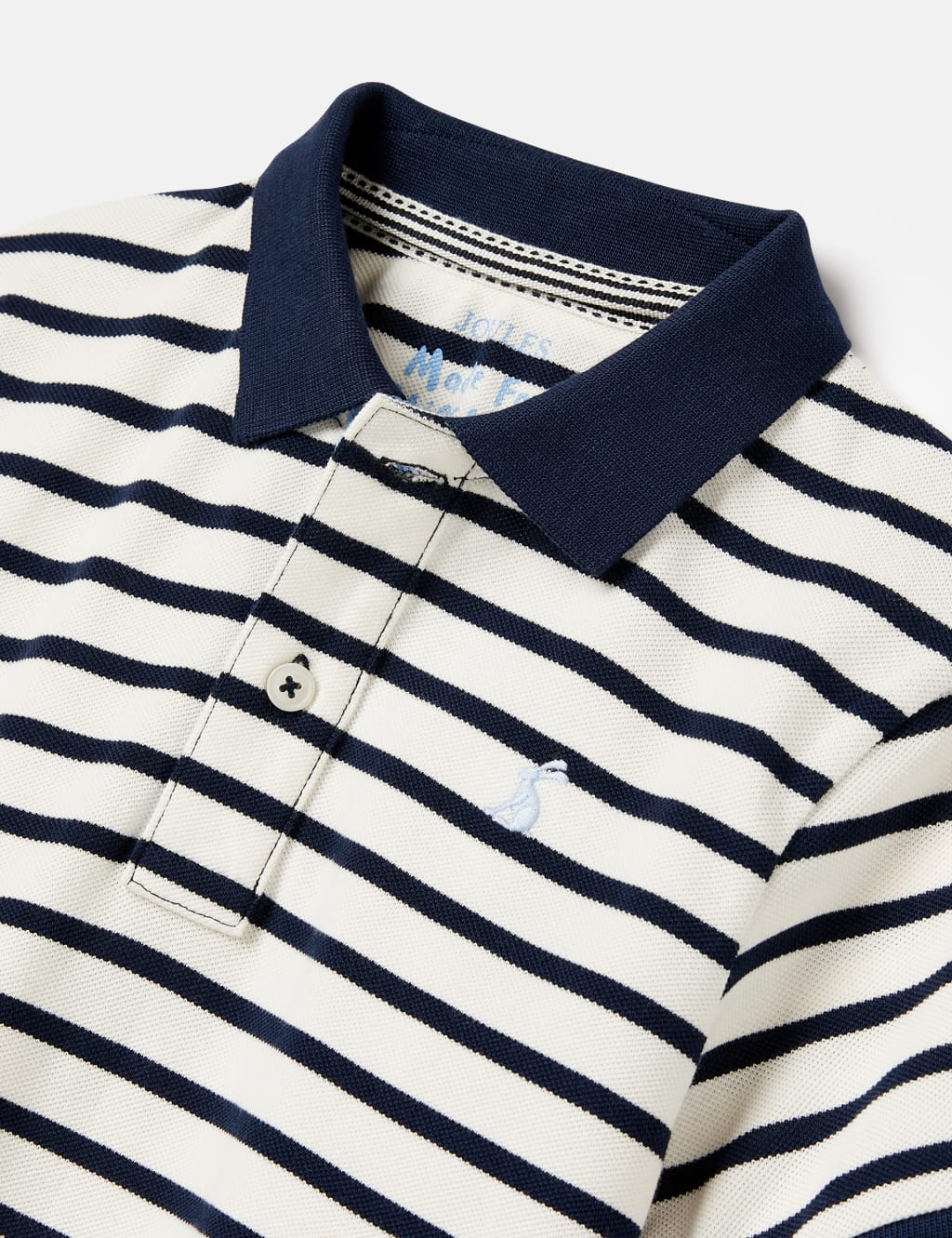 Pure Cotton Striped Polo Shirt (2-12 Yrs) 2 of 3
