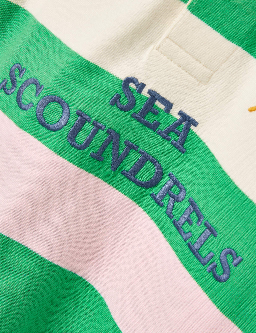 Pure Cotton Striped Embroidered Polo Shirt (2-10 Yrs) 5 of 6