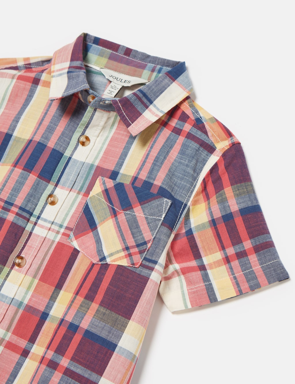 Pure Cotton Checked Shirt (2-12 Yrs) 2 of 4