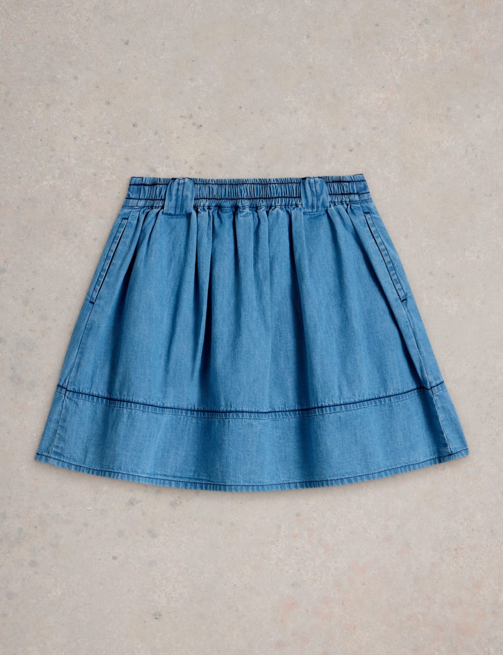 Pure Cotton Button Front Skirt 3 10 Yrs