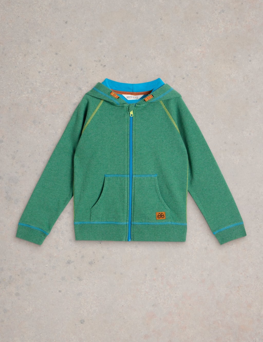 Pure Cotton Zip Hoodie 3 10 Yrs White Stuff M S