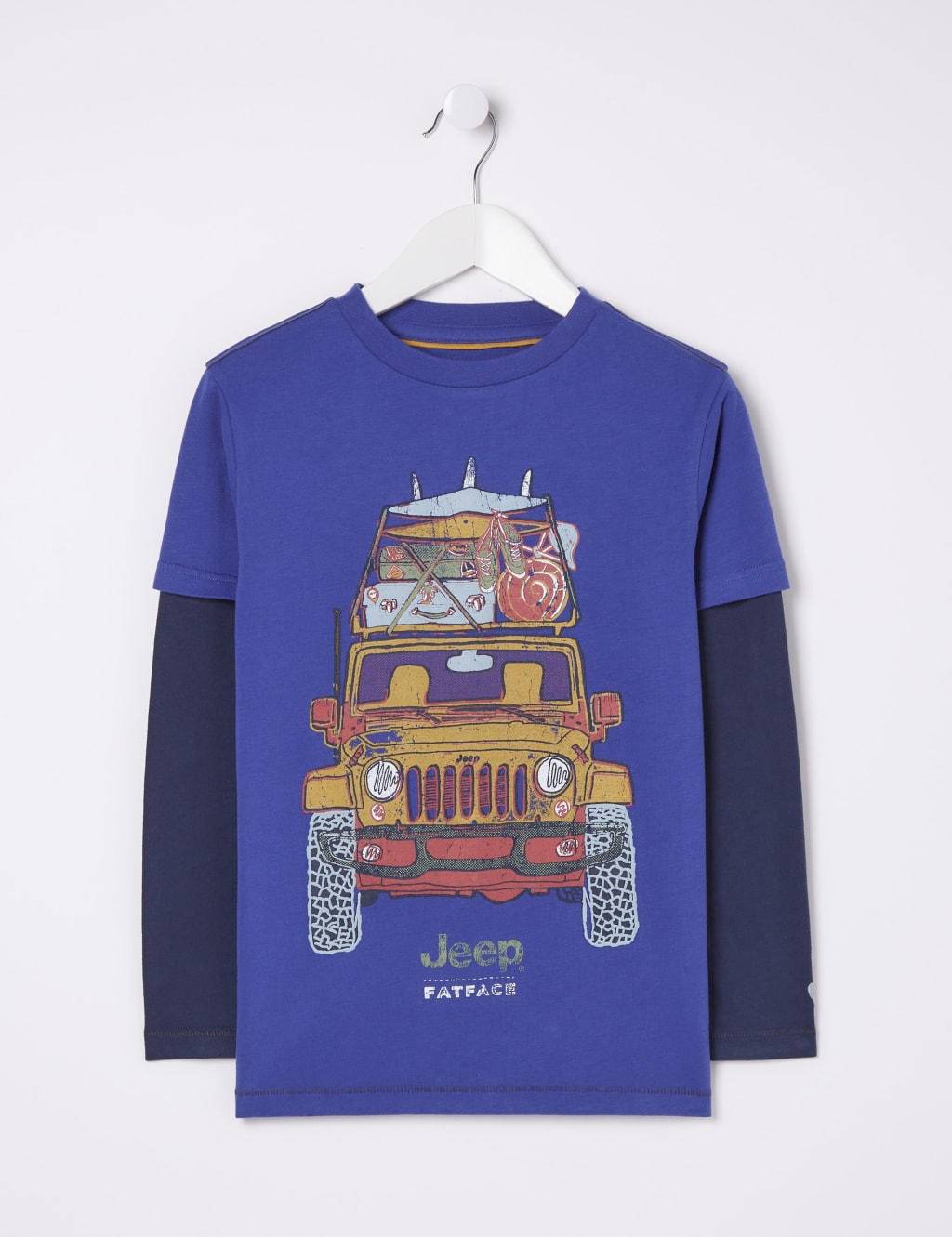Pure Cotton Jeep Graphic T-Shirt (3-13 Yrs) 2 of 4