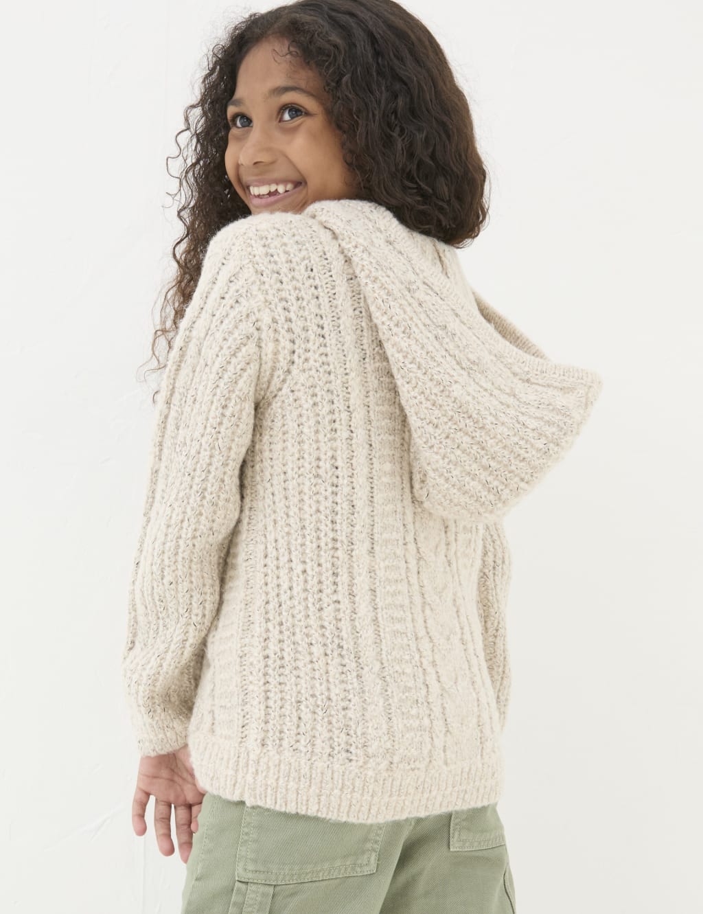Knitted Zip Hoodie (3-13 Yrs) 3 of 4