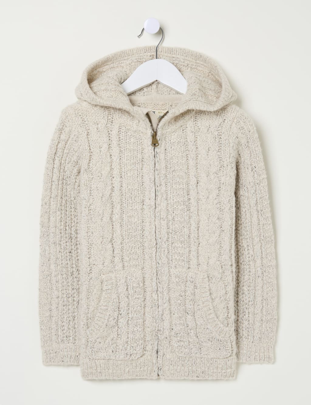 Knitted Zip Hoodie (3-13 Yrs) 2 of 4