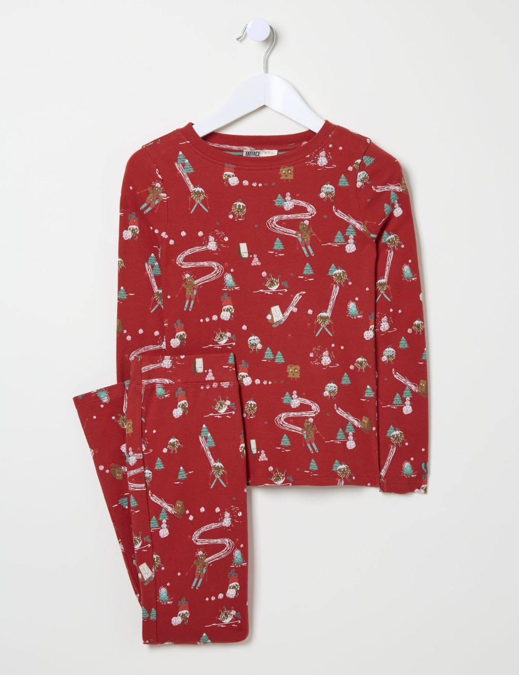Pure Cotton Christmas Pyjamas 3 13 Yrs FatFace M S