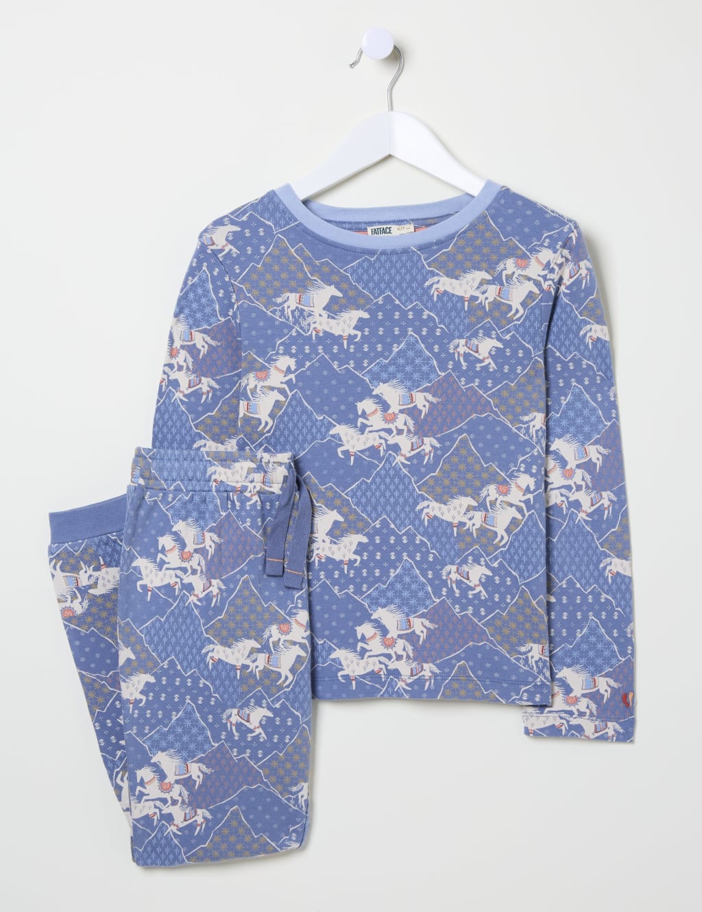 Pure Cotton Horse Pyjamas 3 13 Yrs FatFace M S