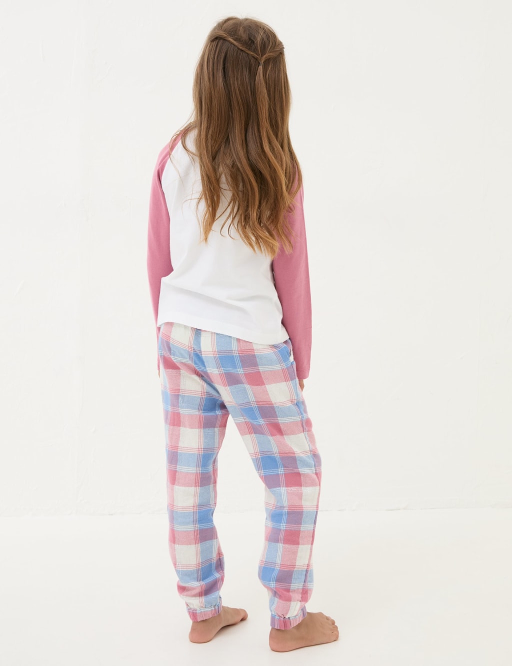 Cotton Rich Rabbit Checked Pyjamas (313 Yrs) FatFace M&S