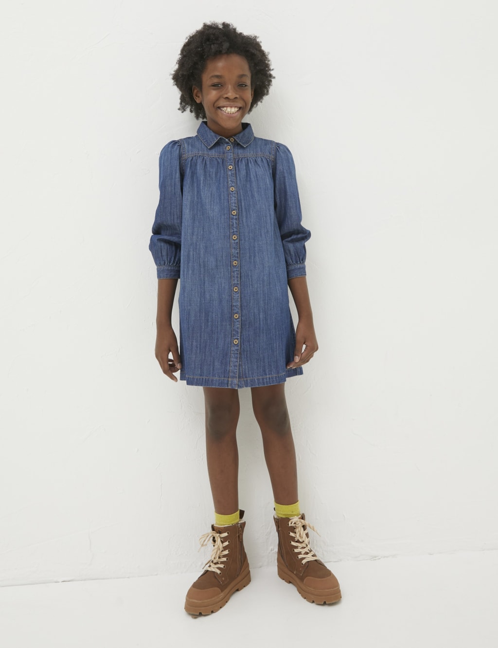 Denim Dress 3 13 Yrs FatFace M S