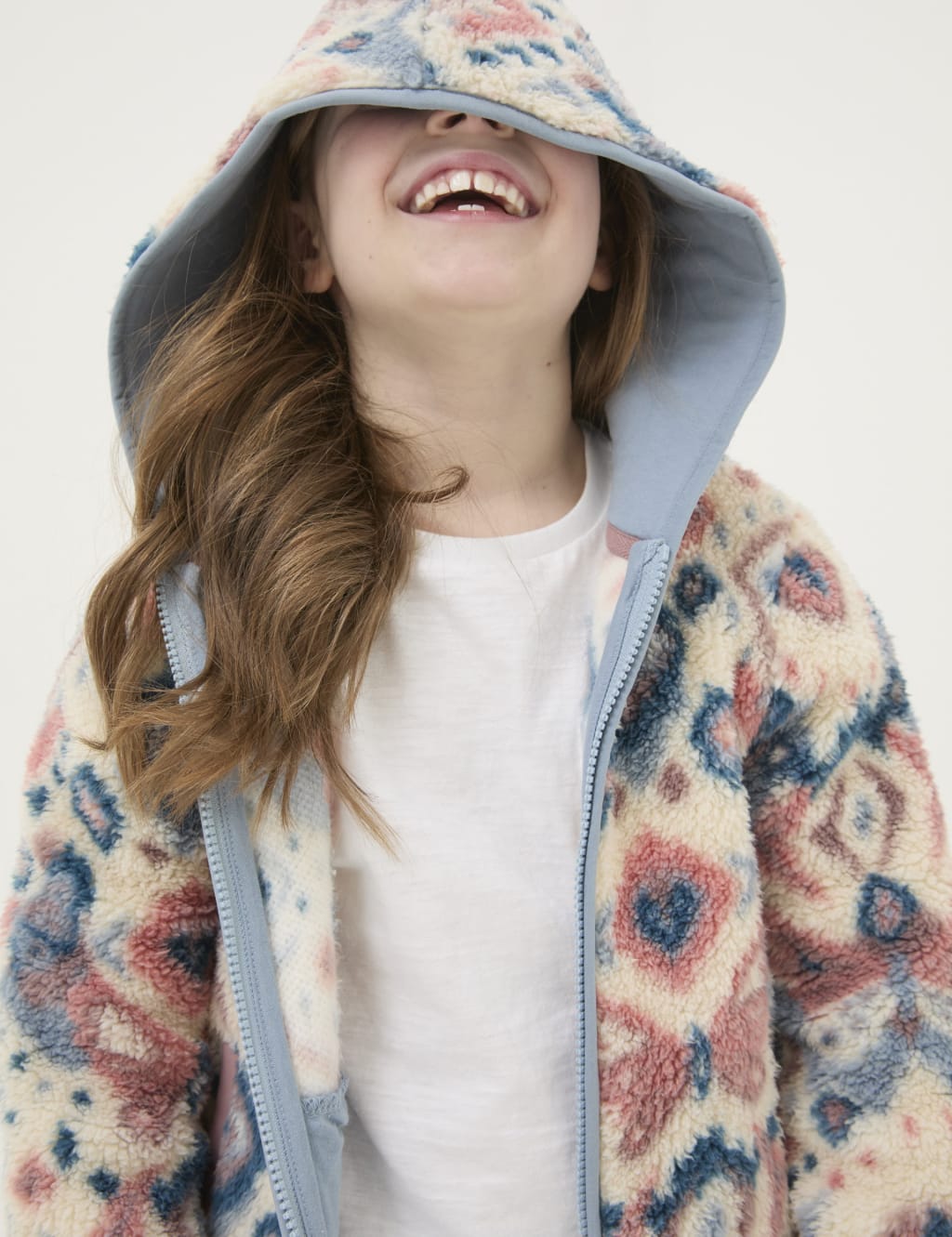 Fleece Geometric Hoodie (3-13 Yrs) 4 of 5