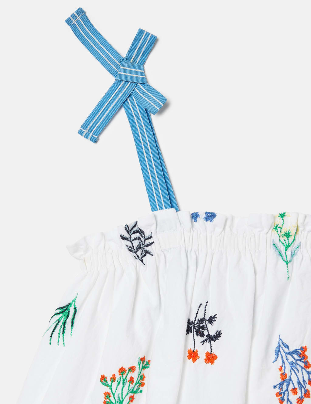 Pure Cotton Flower Embroidered Top (2-12 Yrs) 5 of 5