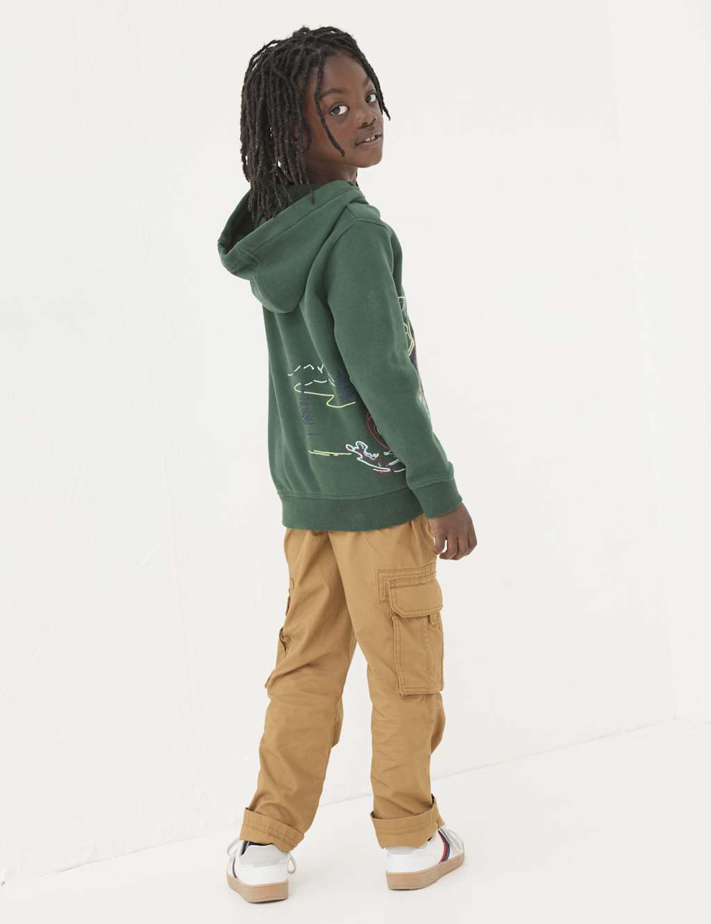 Cotton Blend Print Hoodie (3-13 Yrs) 3 of 6