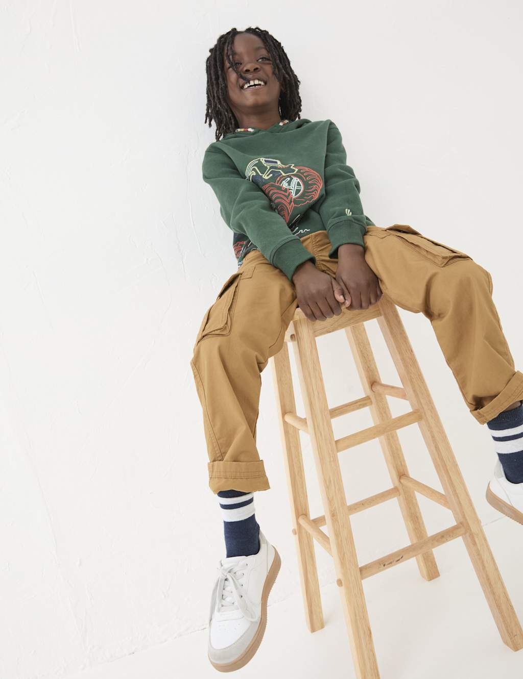 Cotton Blend Print Hoodie (3-13 Yrs) 5 of 6