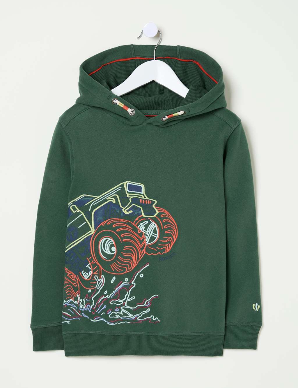 Cotton Blend Print Hoodie (3-13 Yrs) 2 of 6
