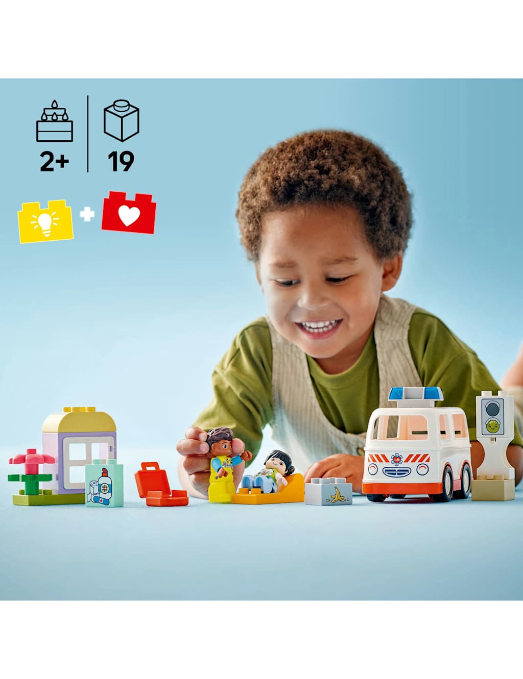 LEGO® DUPLO Ambulance & Driver Educational Toys 10447  (2+ Yrs) 5 of 6