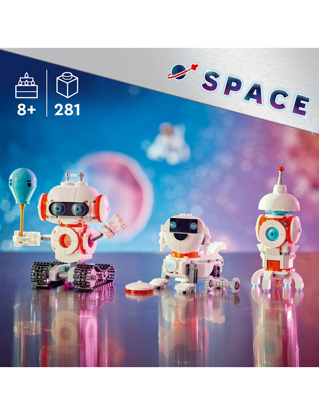 LEGO® Creator 3in1 Space Robot Toy, Figure Set  31164 (8+ Yrs) 6 of 6